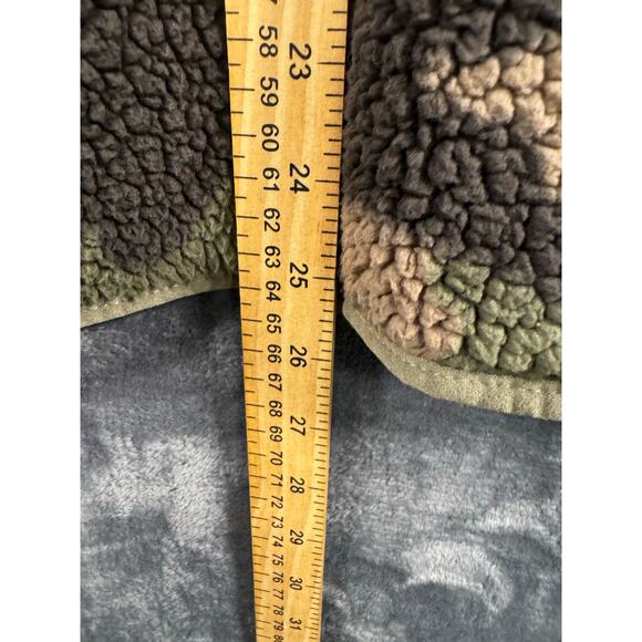 Columbia Women's Sweet View Fleece Hooded Pullover Camouflage Large 1/4 Snap - Picture 5 of 8